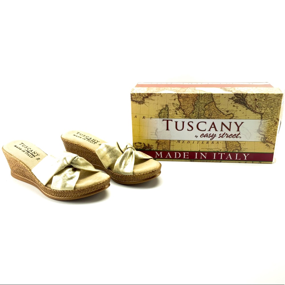 TUSCANY DINAH ESPADRILLE WEDGE SANDAL